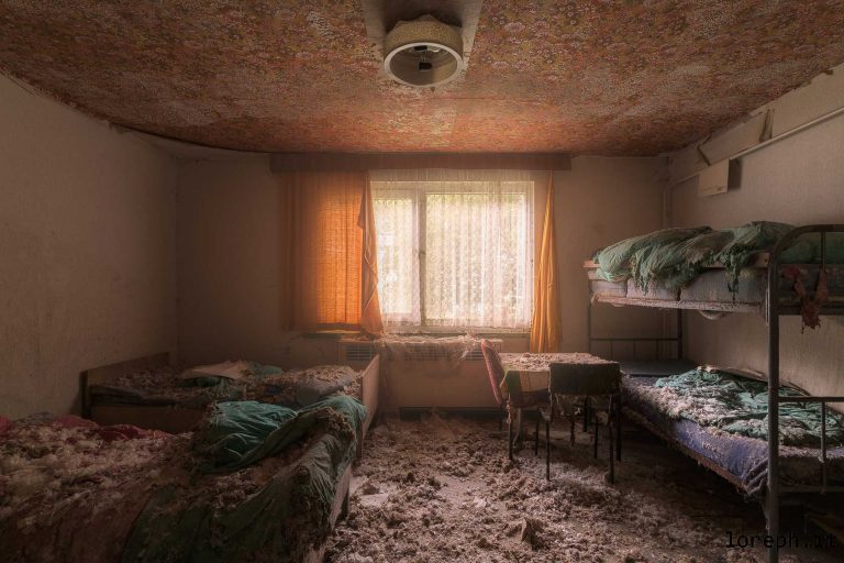 Hotel Biosphere. A very decay abandoned summer camp in Germany