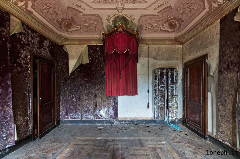 Abandoned villa magnani in Italy