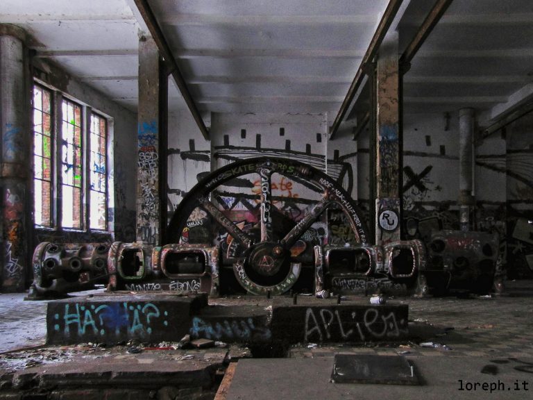 Eisfabrik. Abandoned ice factory in Germany