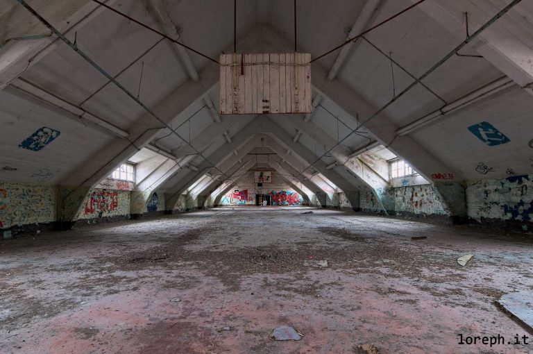 abandoned military site in Berlin, Germany