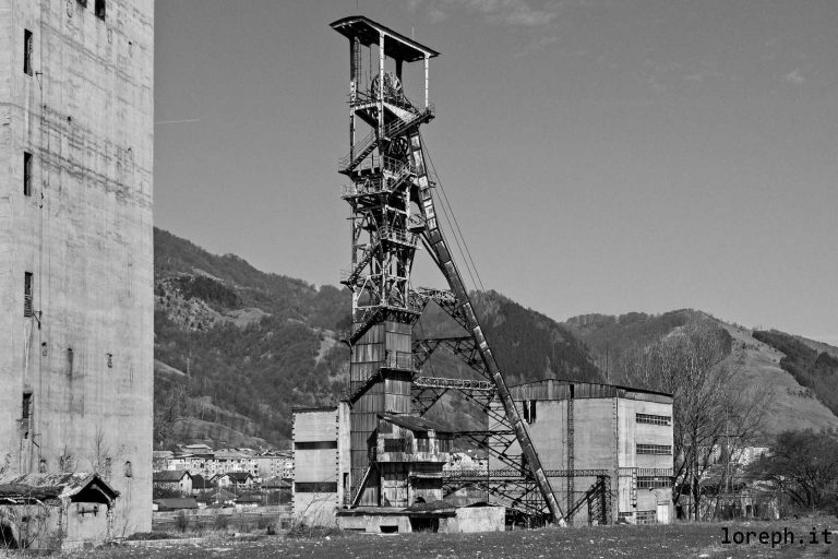 abandoned coal mine in romania