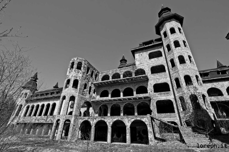 abandoned castle in Poland