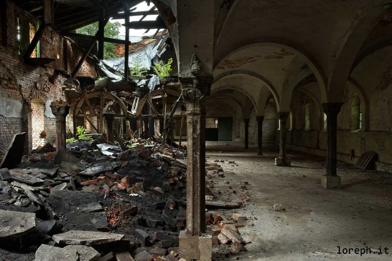 abandoned and disused castle in germany