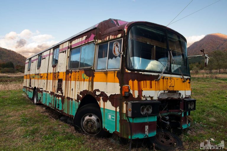 Abandoned bus japan